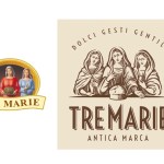 Nuovo logo Tre Marie ma sempre con uovo, pisside e panettone...  “Dolci Gesti Gentili”