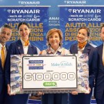 Ryanair è lieta di donare € 100.000 a Make a Wish Italy