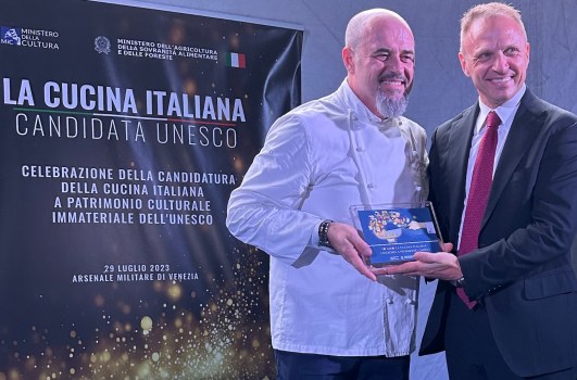 Chef Andrea Zanin nominato ambasciatore per la candidatura della cucina italiana a Patrimonio Culturale Immateriale dell’Umanità dell’Unesco