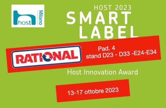 iCombi e iVario di RATIONAL A HOST MILANO 2023 – Pad. 4 | stand D23 D33 E24 E34