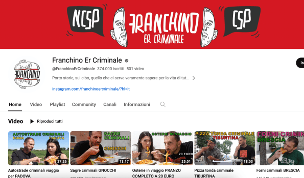 Chi è Franchino “Er’ Criminale”, il food blogger che fa tremare gli influencer