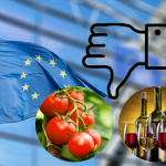 UE TAGLIA DIETA MEDITERRANEA, DAL POMODORO AL VINO by Coldiretti- Commento di Comolli