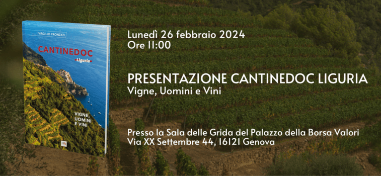 Arriva CantineDOC Liguria: un’impresa editoriale che racconta tutte le aziende vitivinicole della Regione!
