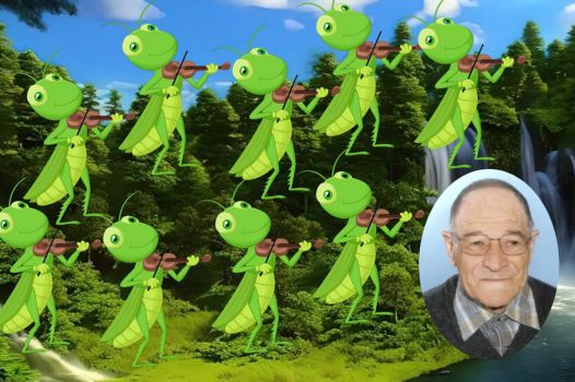 A la stagiòn di gril (in dialetto acquese) di Pinein du Lubèrt, Contadino e Poeta di Acqui Terme)