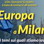 Dall'Europa a Milano - Convegno FdI - Invito di Giovanni Crosetto
