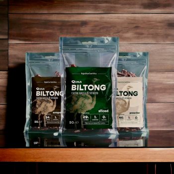Novità Qina: biltong di carne di struzzo