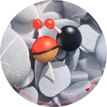 Piatto collezione SAN VALENTINO… innamorati a Camogli 2025 by Alberto Perini