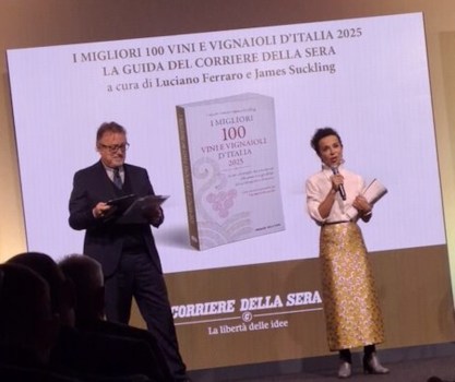 I 100 migliori vini e vignaioli d’Italia del Corriere della Sera a Vinitaly 2025