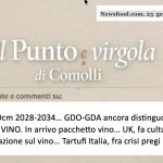 Punto e virgola di Comolli: Focus su: Pac-Ocm… GDO-GDA… UE & VINO… UK… Tartufi... Caviale