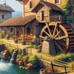 IL MULINO DELLA CASCINA PARADISO CHE HA MACINATO GRANO E PRODOTTO ENERGIA ELETTRICA 